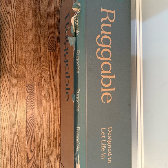 Oh, hi! Brown Welcome Doormat by Ruggable - Picture 3 of 3